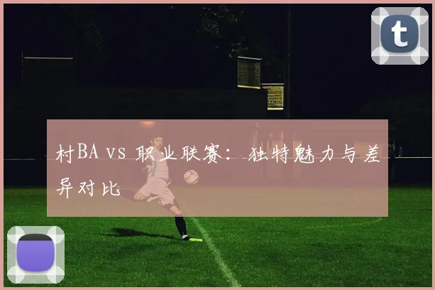村BA vs 职业联赛：独特魅力与差异对比