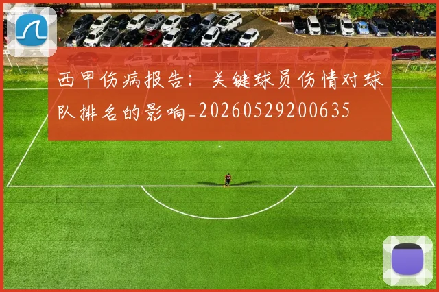 西甲伤病报告:关键球员伤情对球队排名的影响_20260529200635